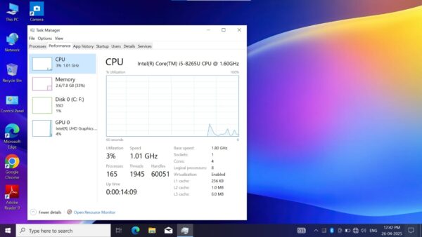 DELL Vostro 14 5481 DELL VOSTRO 14 5481 | i5 8th gen | 8GB RAM | 256GB NVMe SSD | Open box New Business Laptop