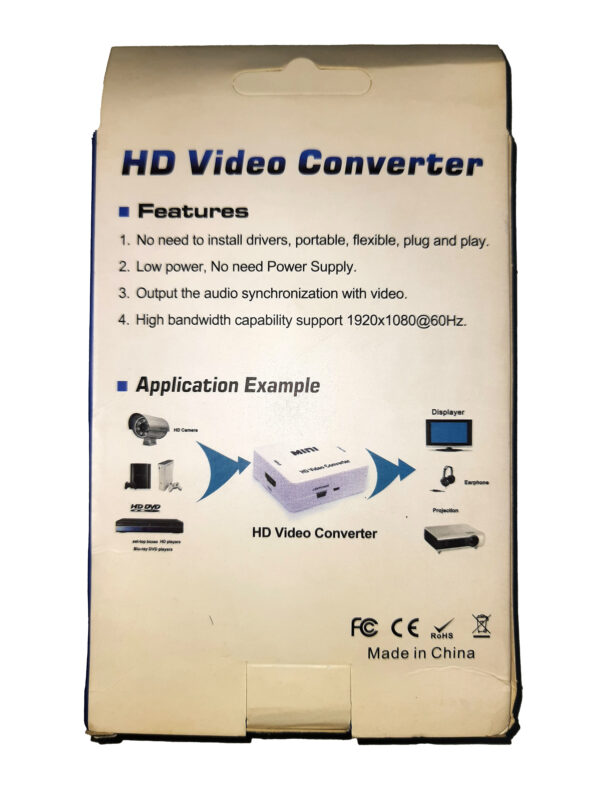 MINI VGA to HDMI cable