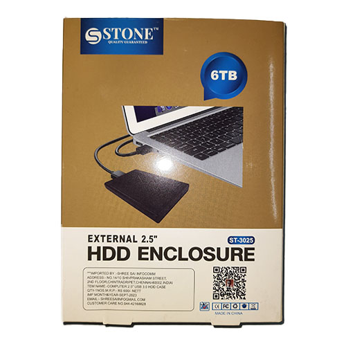 Stone HDD enclosure 2 Stone Hard Disk and SSD Case ST-3025 | USB 3.0