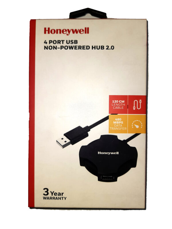 honeywell 4 port usb non powered hub 2.0